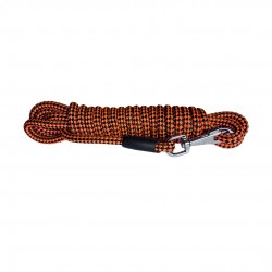 LINKA SZNUREK 5m/8mm POMARAŃCZOWO/CZARNA ROMB