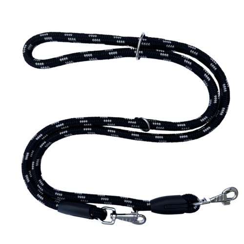 SMYCZ SZNUREK SKŁADANA 8mm/300cm CZARNO/SREBRNA