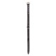 OBROŻA SKÓRZANA ĆWIEK DWURZĘDOWA 30mm/63cm CZARNA