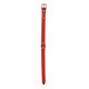 OBROŻA SKÓRZANA 22mm/53cm CZERWONA
