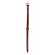 OBROŻA SKÓRZANA 20mm/47cm BRĄZOWA