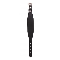 OBROŻA SKÓRZANA CHART 40mm/25-31cm CZARNA