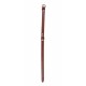OBROŻA SKÓRZANA 14mm/36cm BRĄZOWA