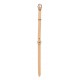 OBROŻA SKÓRZANA 30mm/56cm BEŻOWA