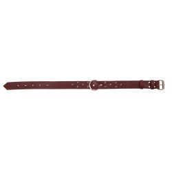 OBROŻA SKÓRZANA ĆWIEKOWANA PREMIUM 40mm/67cm