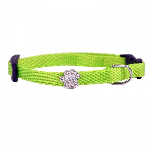 OBROŻA TAŚMA ZAPIĘCIE PLAST. OZD.10mm/35cm ZIELONA