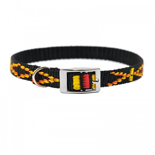 OBROŻA TAŚMA ŻAKARD ZAPIĘCIE PLAST.15mm/46cm CZARNA