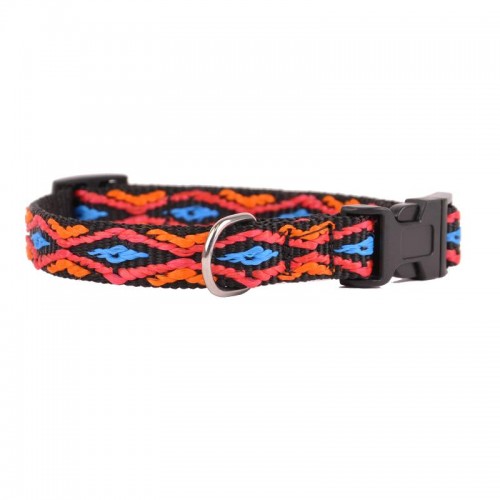 OBROŻA TAŚMA ŻAKARD ZAPIĘCIE PLAST.15mm/46cm CZARNA