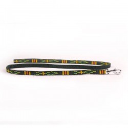 SMYCZ TAŚMA ŻAKARDOWA 15mm/120cm ZIELONA