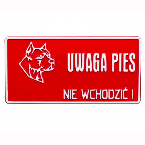 TABLICZKA OSTRZEGAWCZA METALOWA 85